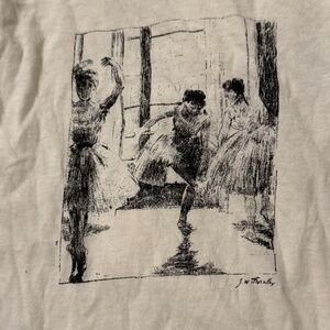 Nordstrom Cream Graphic Tee